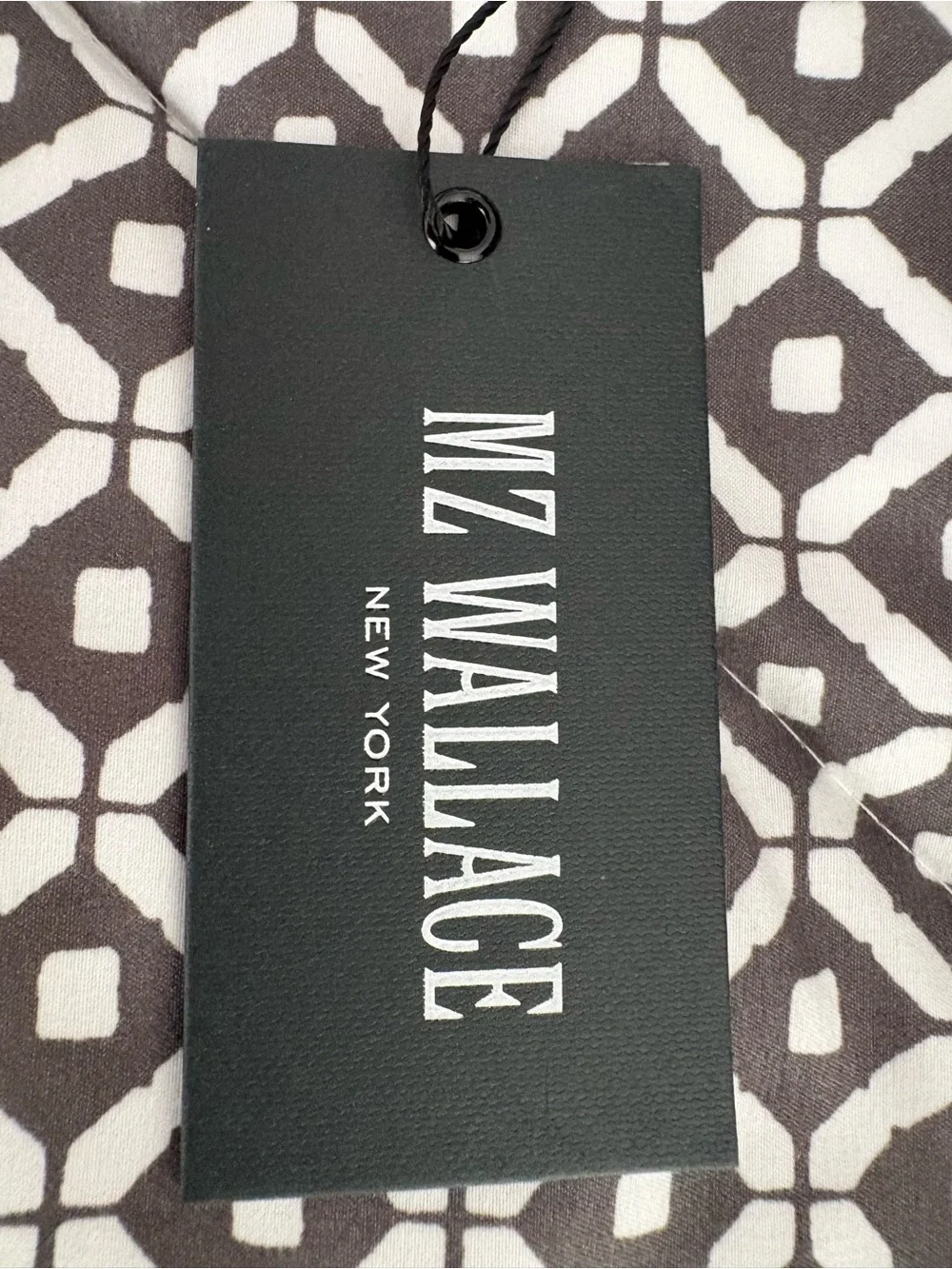 MZ Wallace Black Messenger Bag with Red Trim